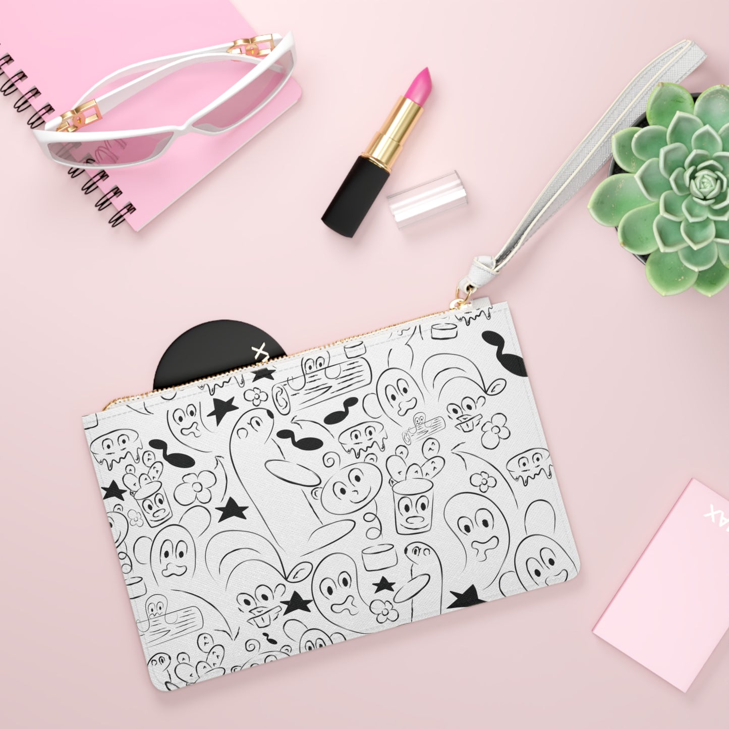 Doodle Clutch Bag