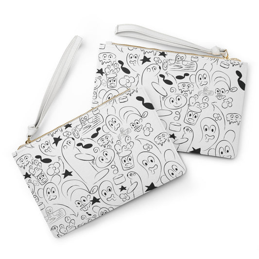 Doodle Clutch Bag