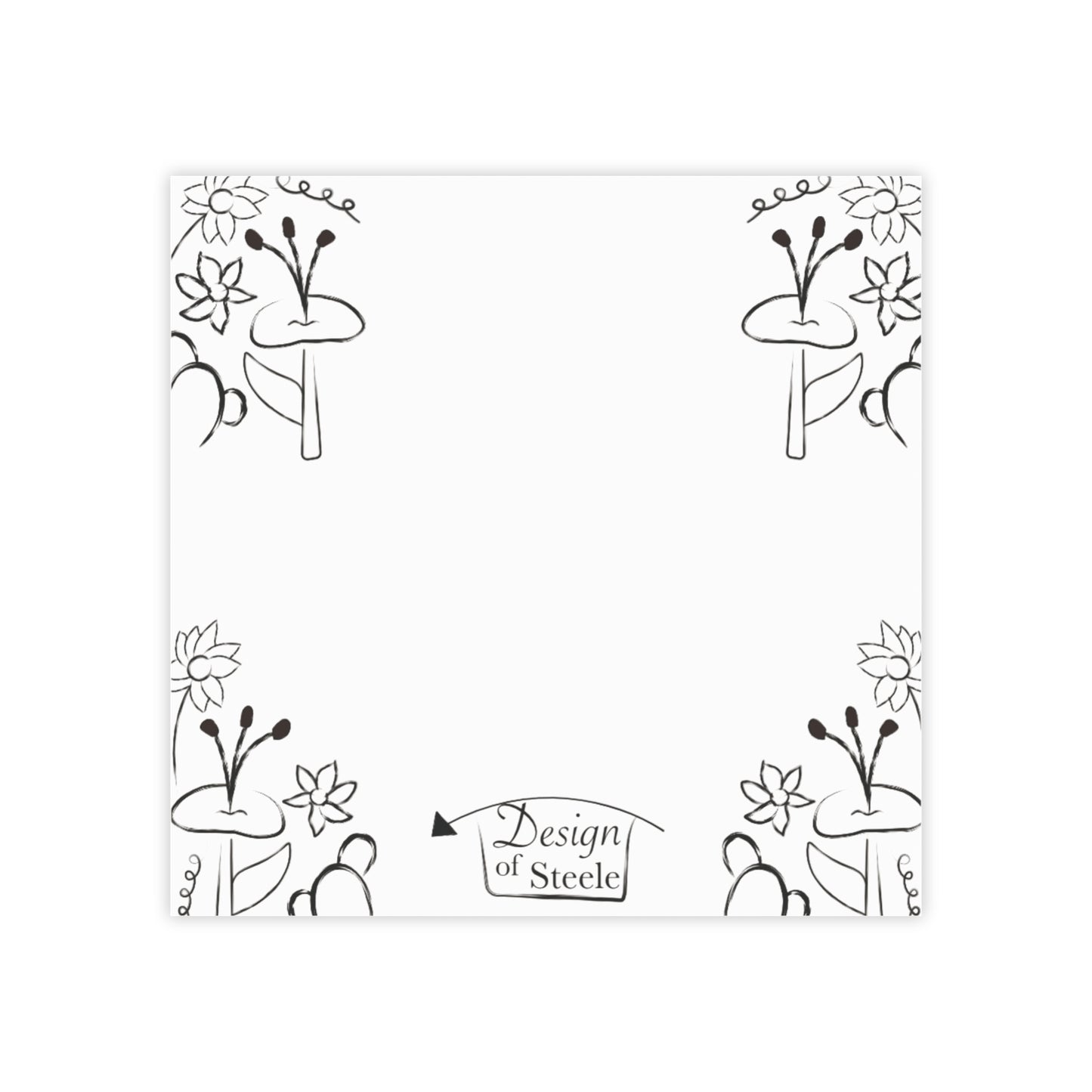 Flower Sticky notes